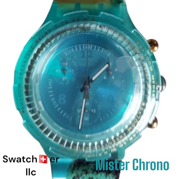 Swatch Other - Swatch watch MARK SPITZ SBZ103 96 Olympic Specials Hand Signed By Mark Spitz